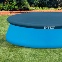 Intex 8-Foot Round Easy Set Pool Cover For Swimming Pool, Blue