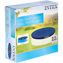 Intex Krystal Clear Pool Basics Easy Set Pool Cover 2.2 Mt, Navy Blue, 28020