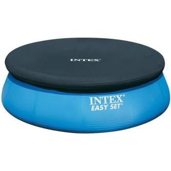 Intex Swimming Pool Protection Cover Diameter 2.45 Mt, Navy Blue, 28020