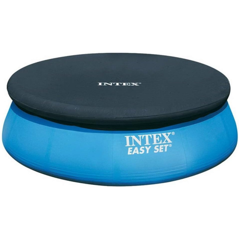 Intex Swimming Pool Protection Cover Diameter 2.45 Mt, Navy Blue, 28020