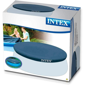 Intex Pool Cover For Easy Set Swimming Pool, 3.05 Mt, Blue/White, 28021