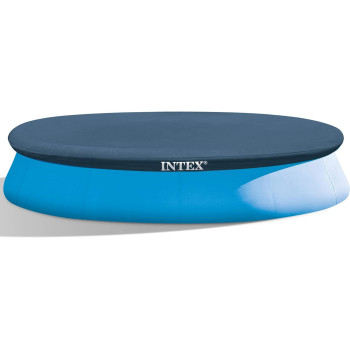 Intex Easy Set Round Pool Debris Cover 12 Foot, Blue