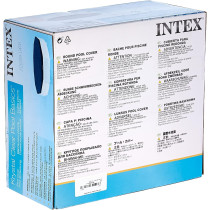 Intex Krystal Clear Round Pool Basics Cover, Blue, 28030