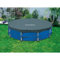 Intex Protective Cover For Tubular Pools 10 Foot, Blue/Gray, 28030