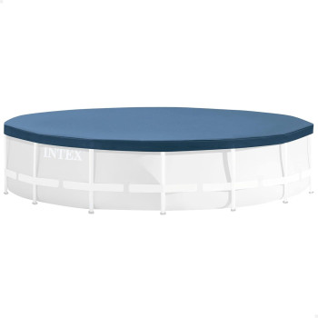 Intex Krystal Clear Round Pool Basics Cover 12 Foot, Blue, 28031