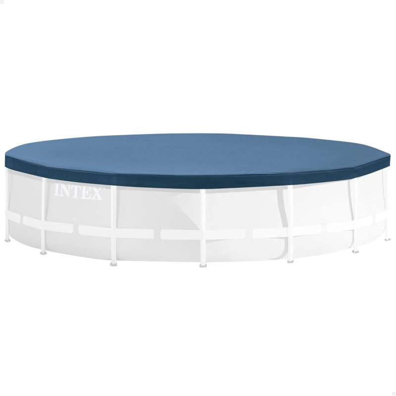 Intex Krystal Clear Round Pool Basics Cover 12 Foot, Blue, 28031