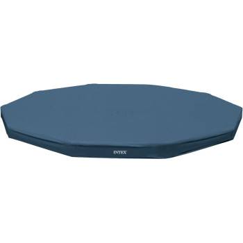 Intex Metal Frame Above Ground Pool Cover 12 Foot, Blue