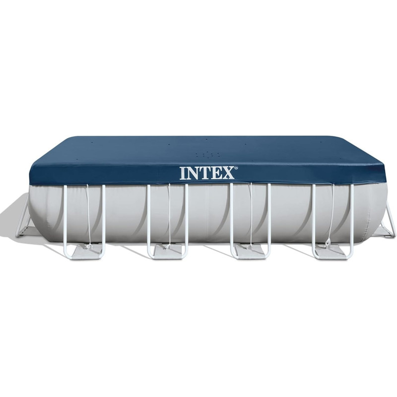 Intex Rectangular Pool Cover For Swimming Pool, Black, 28037
