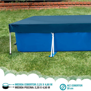 Intex Copripiscina Rectangular Pool Set Cover For Swimming Pool, Multicolour