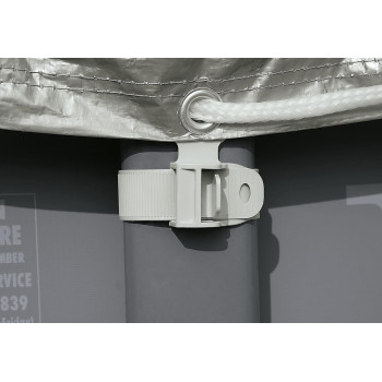 Intex Deluxe Pool Cover For Swimming Pool 18 Foot, Gray