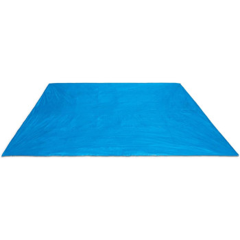 Intex Pool Ground Cloth For Swimming Pool 8 Foot To 15 Foot Round Above Ground, Blue