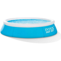 Intex Round Easy Set Inflatable Pool Size 6 Foot x 20 Inch, Blue/White, 28101