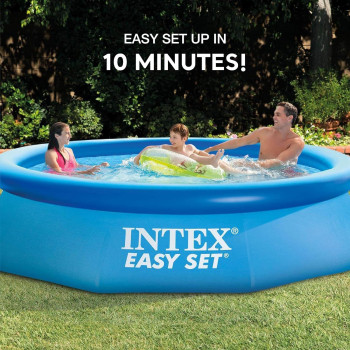 Intex Round Shape Easy Set Swimming Pool, 305cm x 76cm, Blue, 28120