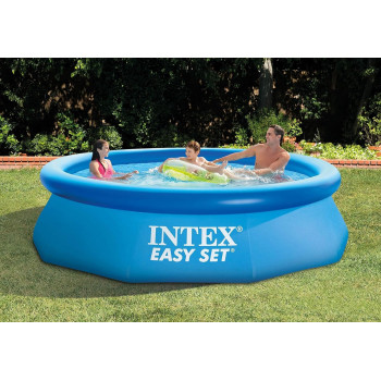 Intex Round Shape Easy Set Swimming Pool For Adult, 10 Foot x 30 Inch, Blue, 28122