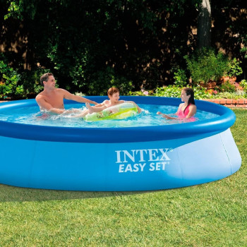 Intex Round Shape Easy Set Swimming Pool For Adult, 12 Foot x 30 Inch, Blue, 28130