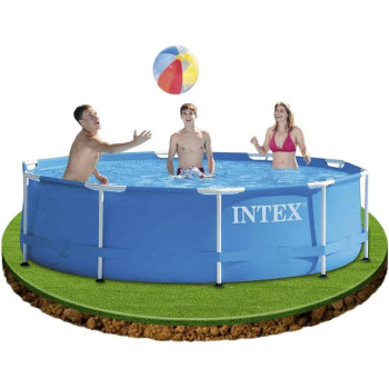 Intex Metal Big Frame Swimming Pool For Kids, Blue, 28200