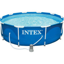 Intex Metal Frame Swimming Pool Set For Kids, Blue, 28202