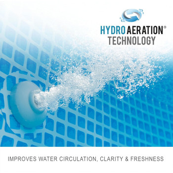 Intex Rectangular Frame Swimming Pool For Kids, Blue, 28273