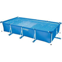 Intex Piscinette Kit Tubular Metal Frame Swimming Pool For Adult, Blue, 28274