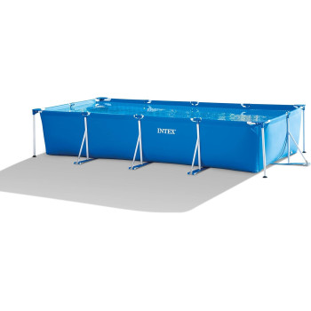 Intex Rectangular Shape Frame Swimming Pool Set For Adult, Blue, 4.5 m x 2.2 m x 0.84 m