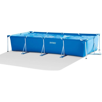Intex Rectangular Frame Swimming Pool For Adult, Blue, 4.5 x 2.2 x 0.84 m