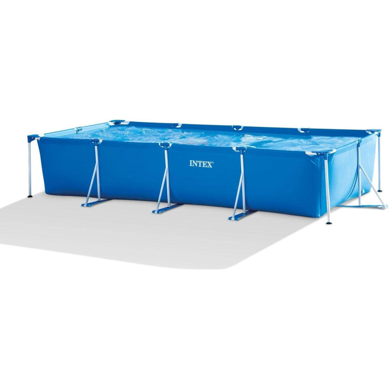 Intex Rectangular Frame Swimming Pool For Adult, Blue, 4.5 x 2.2 x 0.84 m