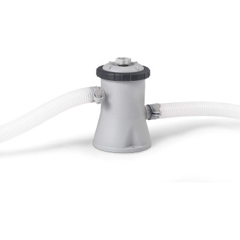 Intex Krystal Clear Filter Pump For Swimming Pool Per Hour 1,136 Litres For Pools Up To 10 Foot, Gray/Black, 28602