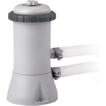 Intex 530 Gph 220-240 V Cartridge Pump Swimming Pool Filter, Gray, Medium, 28604
