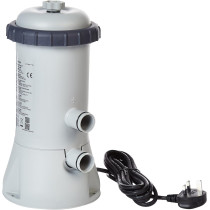 Intex Krystal Clear Filter Pump For Swimming Pool Per Hour 2006 Litres For Pools Up To 15 Foot, Gray/Black, 28604