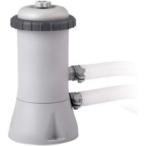 Intex 530 GPH 220-240 V Cartridge Filter Pump For Swimming, Grey, 28604