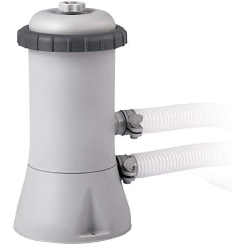 Intex 530 GPH 220-240 V Cartridge Filter Pump For Swimming, Grey, 28604