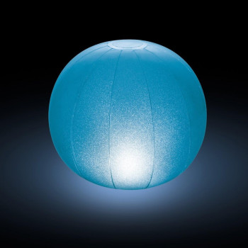 Intex Polyvinyl Chloride Round Shape Floating LED Swimming Pool Ball, White/Teal/Blue/Violet