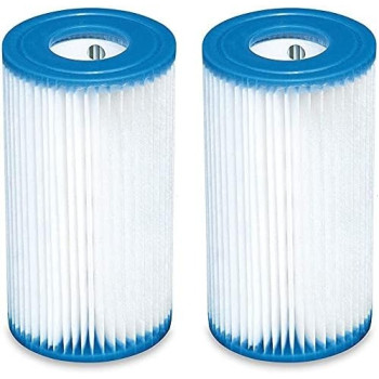 Intex Round Shape Polyvinyl Chloride Filter Type A Cartridges Set Of 2, White