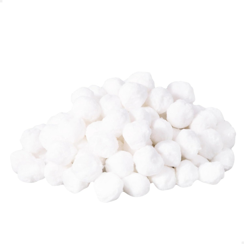 Intex Fiber Ball Filtration Media For Sand Filter Pumps 500g, White, 29045