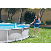 Intex Round Shape Aluminium Deluxe Cleaning Kit For Swimming Pool Cleaning, Gray/Blue