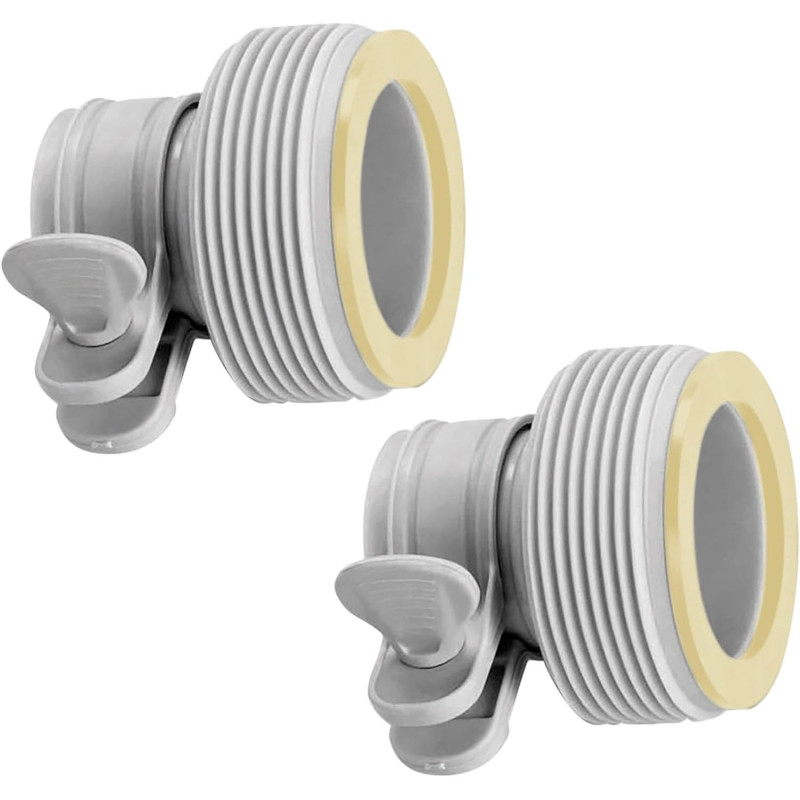 Intex Adaptor Type B For Pool Pumps Clamp Filtration And Saltwater System, Off White, 29061