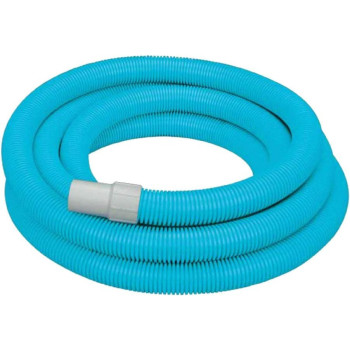 Intex Swimming Pool Plastic Deluxe Vacuum Hose, Light Blue, 38mm x 7.6m, 29083