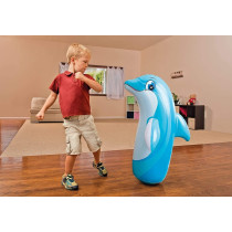 Intex 3D Bop Bag Blow Up Inflatable Tiger Toys, Multi-Colour