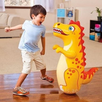 Intex 3D Bop Bag Blow Up Inflatable Tiger Toys, Multi-Colour