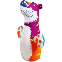 Intex 3D Bop Bag Blow Up Inflatable Tiger Toys, Multi-Colour