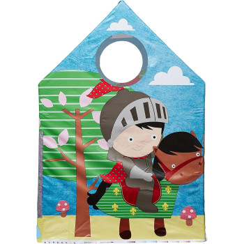 Intex Vinyl Cottage Theme Animal Jungle Tent For Kids, Multicolour