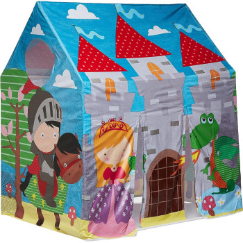 Intex Vinyl Cottage Theme Animal Jungle Tent For Kids, Multicolour