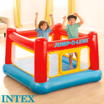 Intex Polyurethane Playhouse Jump O Lene For Kids, Multi Colour, 48260Np