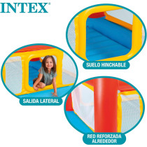 Intex Polyurethane Playhouse Jump O Lene For Kids, Multi Colour, 48260Np