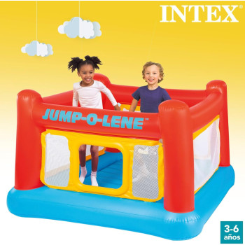 Intex Polyurethane Playhouse Jump O Lene For Kids, Multi Colour, 48260Np