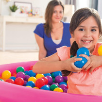 Intex Plastic Toys Fun Balls For 3 Years And Above Kids, Multicolour