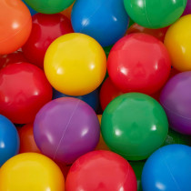 Intex Plastic Small Fun Balls For 2 Years And Above Kids, Multicolour, 49602