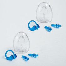 Intex The Wet Set Ear Plugs And Nose Clip Combo Set For Swimming, Blue, 55609