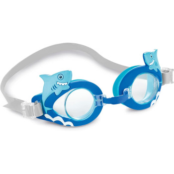Intex Fun Kids Swimming Goggles For Kids, Assorted Colors, 55610