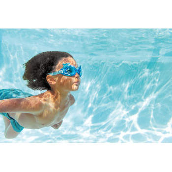 Intex Fun Kids Swimming Goggles For Kids, Assorted Colors, 55610